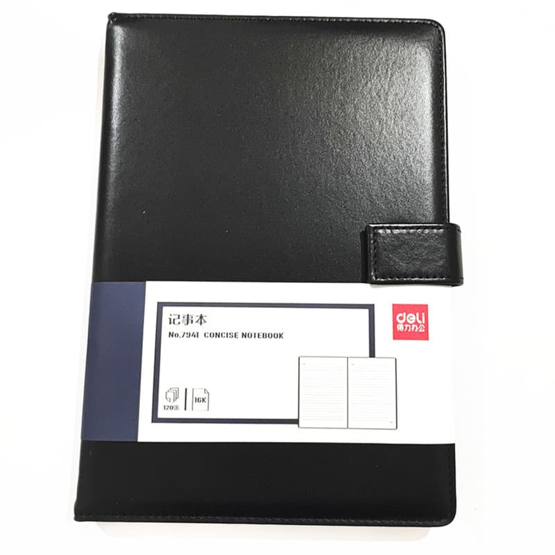 Deli 7941 Superfície de Couro Caderno Empresarial 7920 Notas Caderno de Superfície de Couro 7921 Espessado 7942