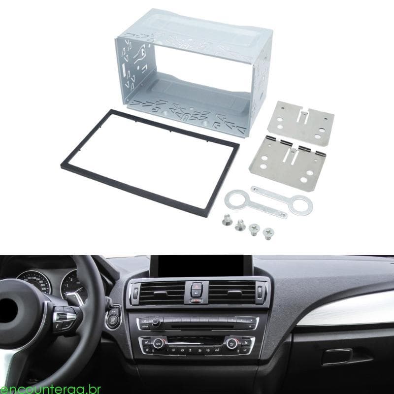 Encontrora Din Carro Estéreo Unidade Central Montagem Gaiola Kit Fra