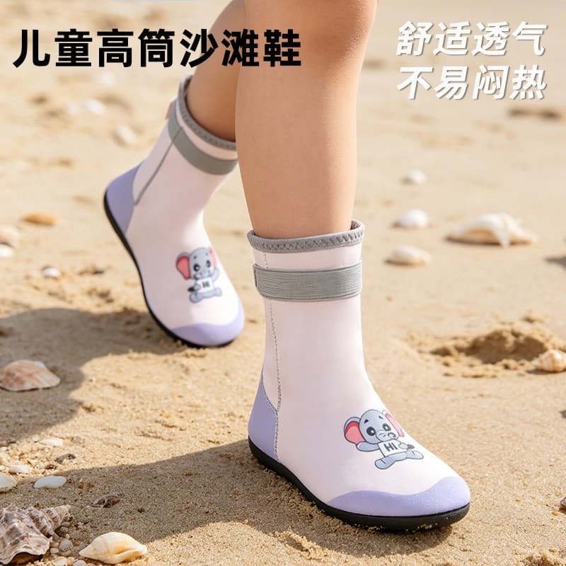 Crianças sapatos de praia de alta qualidade Anti-deslizamento sapatos de vadear meninos meninas dos desenhos animados re