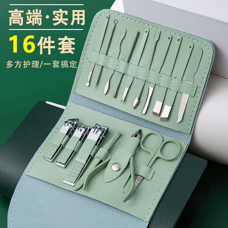 Conjunto de cortador de unhas Olecranon cortador de unhas tesoura Manicure faca do agregado familiar das mulheres dos ho