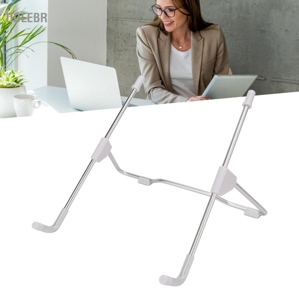 Dolebr Suporte para tablet ajustável dobrável suporte de alumínio para aviação suporte multifuncional para dissipação