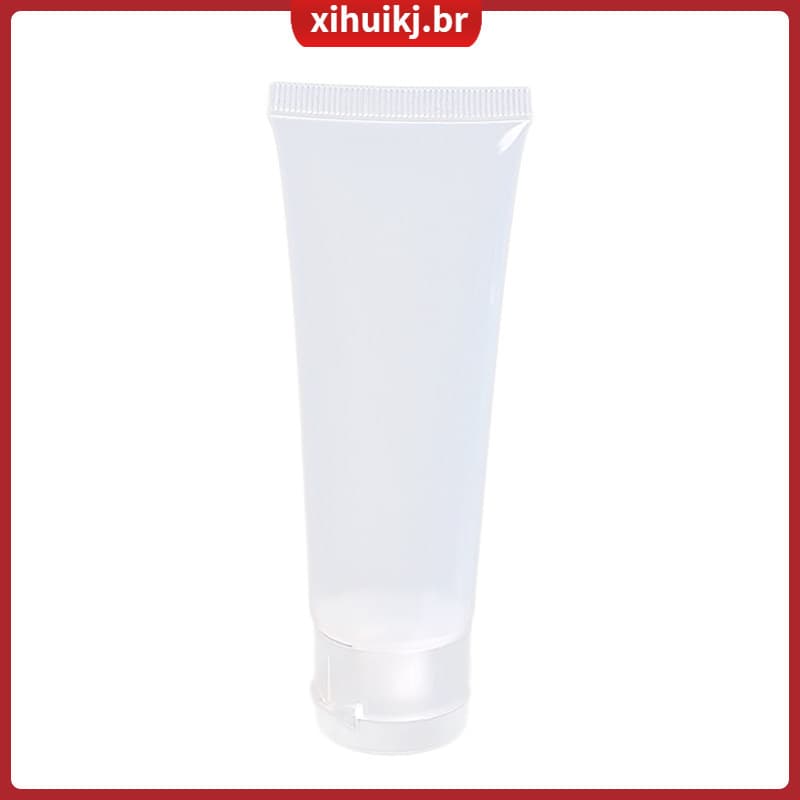 💄 1Unidade Tubo De Maquiagem Transparente Reutilizável Para Viagem