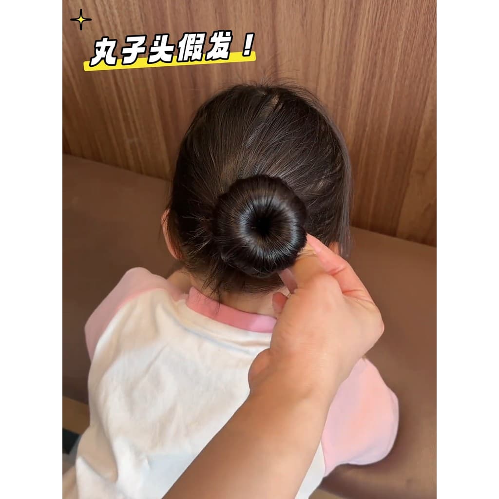 Bola cabeça peruca crianças flor Bud acessórios para o cabelo menina bonito Headwear simulação do bebê grampo de cabelo