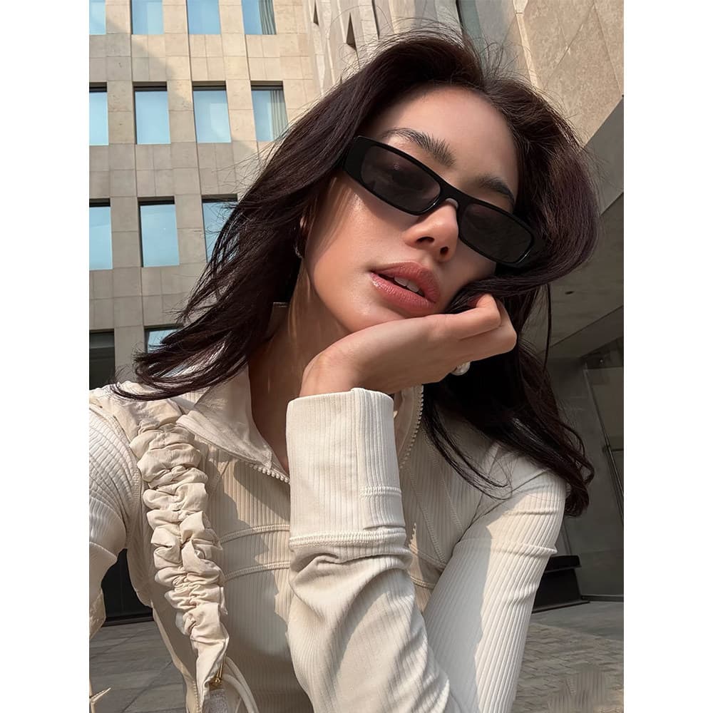 oculos de sol óculos feminino de sol óculos de sol feminino com proteção uv óculos de sol quadrado feminino Retro quadra