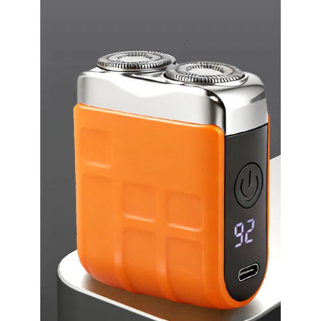barbeador eletrico masculino Navalha magnética de duas cabeças masculina, série alemã, portátil, elétrica, recarregável,