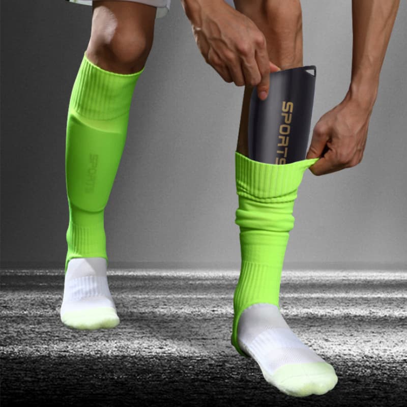 Leggings de futebol meias de tabuleiro meias de futebol masculinas leggings de tubo médio meias de cobertura fixa proteç