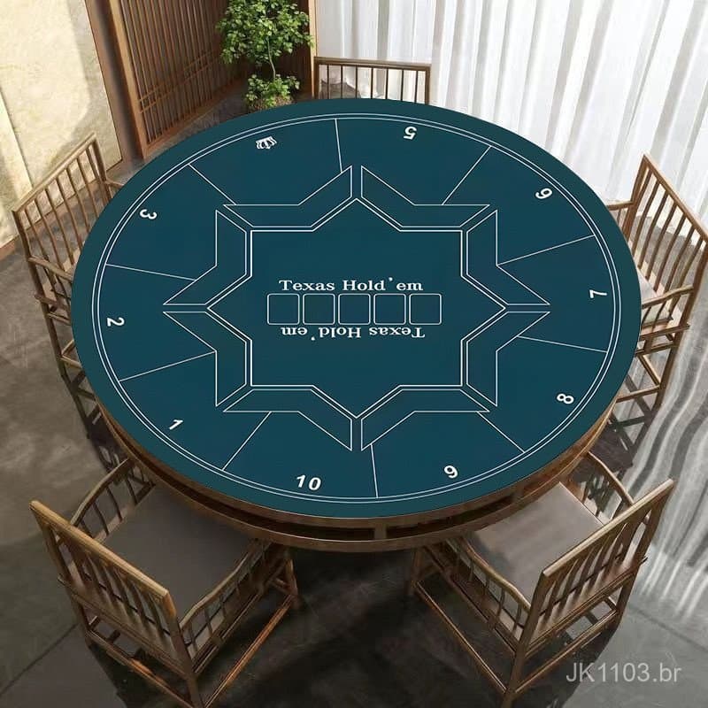 Tapete de mesa para mahjong com entrega direta, tapete espesso e antiderrapante para entretenimento em salas de jogos, r