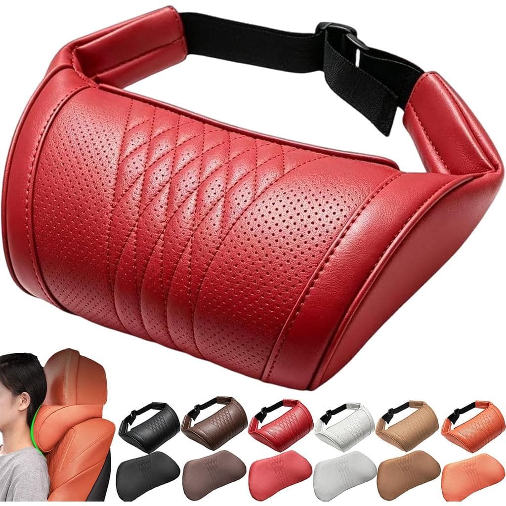 Almofada Universal de Espuma de Memória para Apoio de Cabeça e Pescoço no Carro, Suporte Ergonômico para Pescoço em Viag
