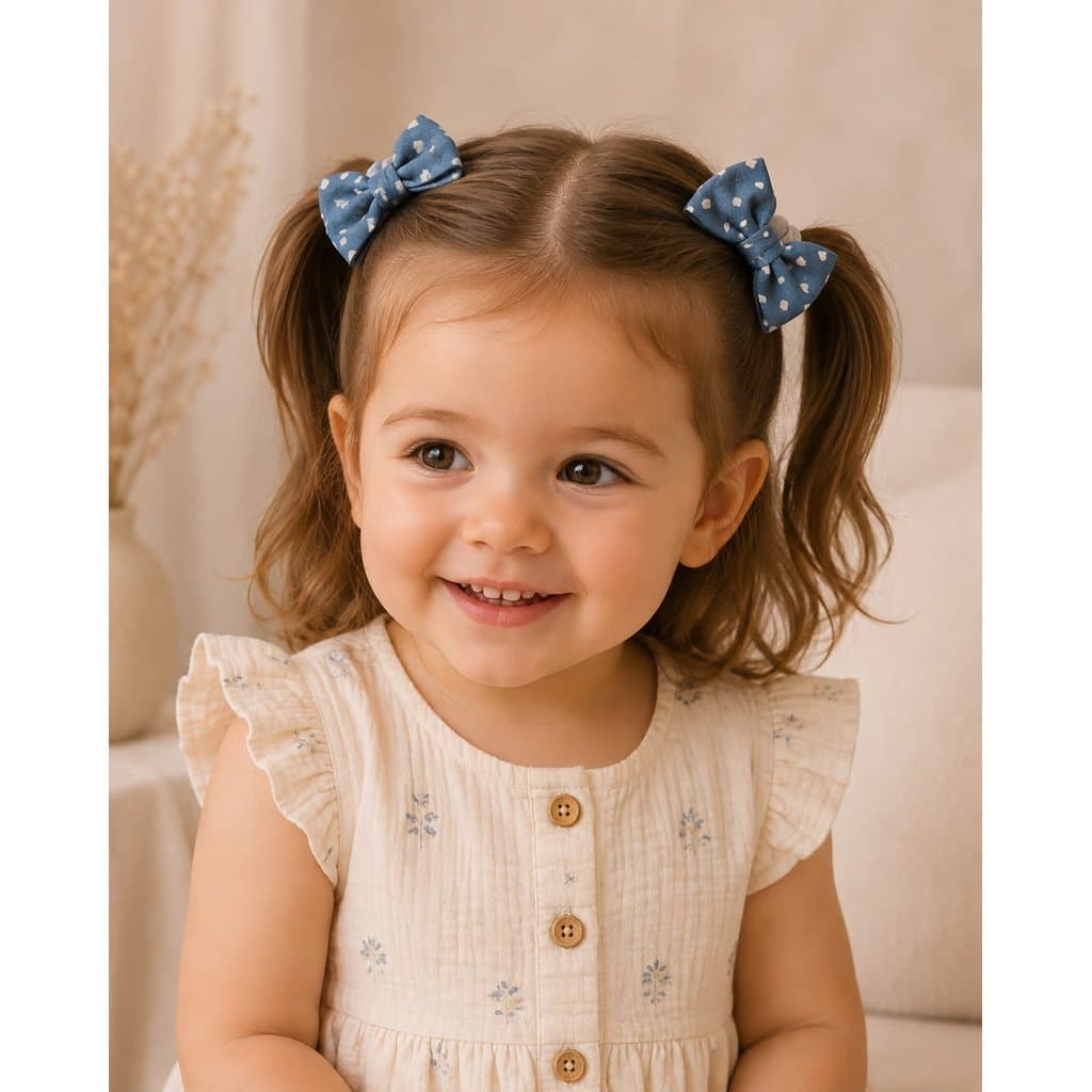 Par de laço/ Dupla de laço jeans /Duplinha de laço / Laço infantil / Laço GD /Tendência / coleção festas