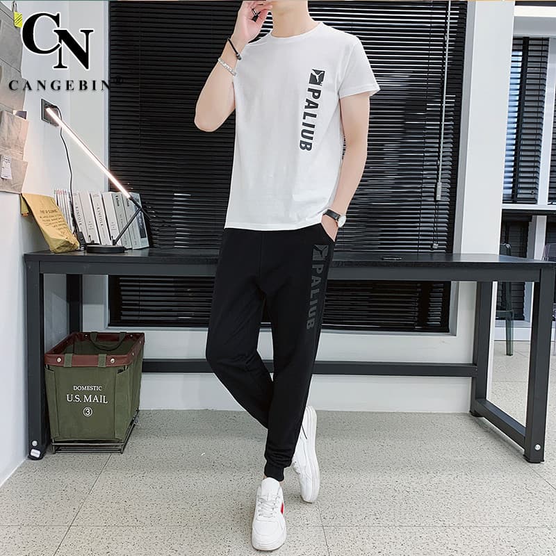 Camiseta masculina de manga curta puro algodão verão gelo seda gelo sentido rua Wear na moda solto fino High-End esporte