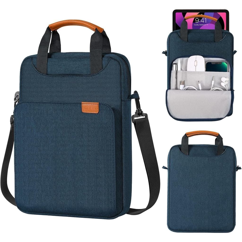 MoKo Bolsa De Ombro Para Transporte De Tablet De 9 A 11 Polegadas Com Alça De Mão Oculta iPad Air M4 De , Microsoft Surf