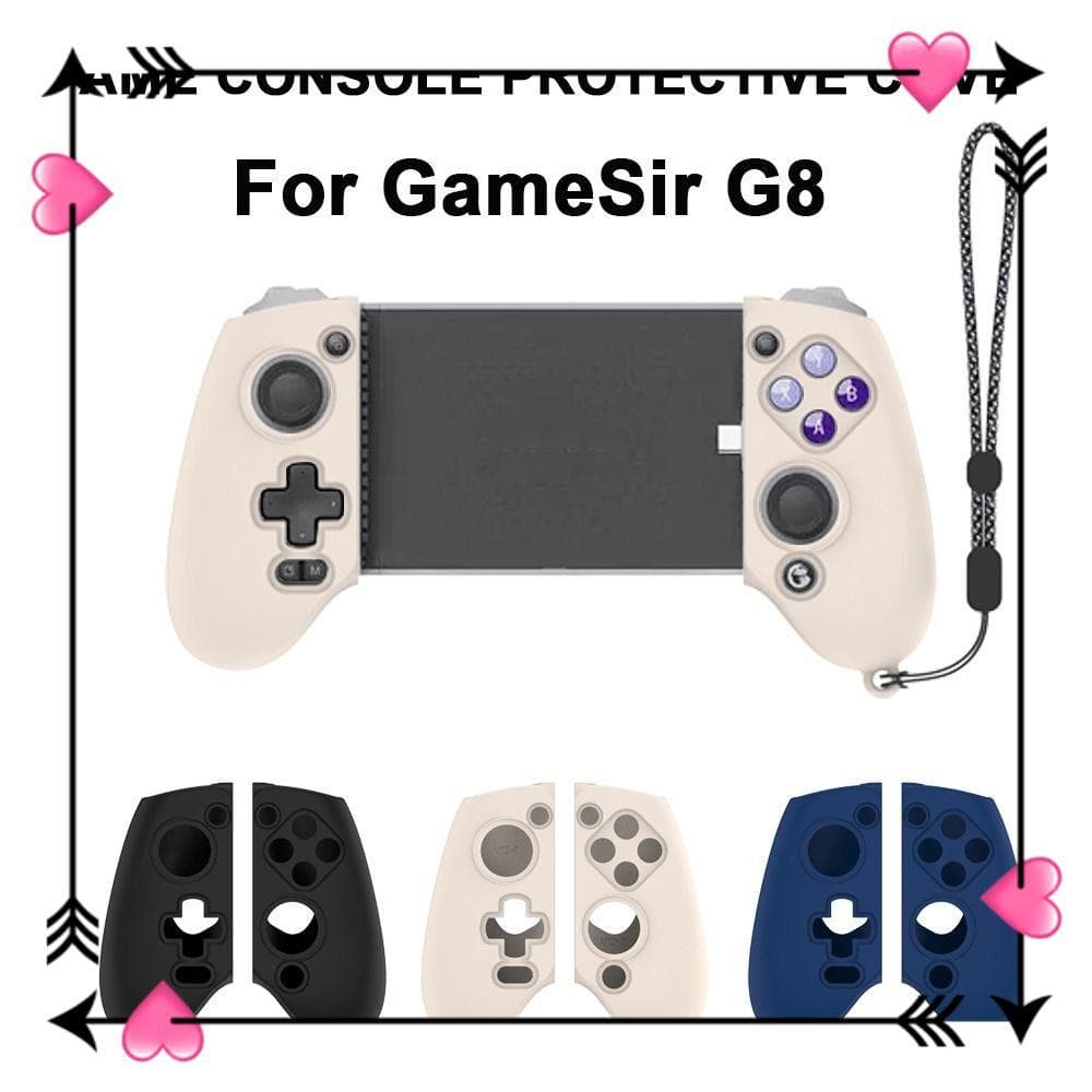 Capa Protetora Mutável Para Console De Jogos , Alça À Prova De Choque De Silicone , Protetor De Concha GameSir G8