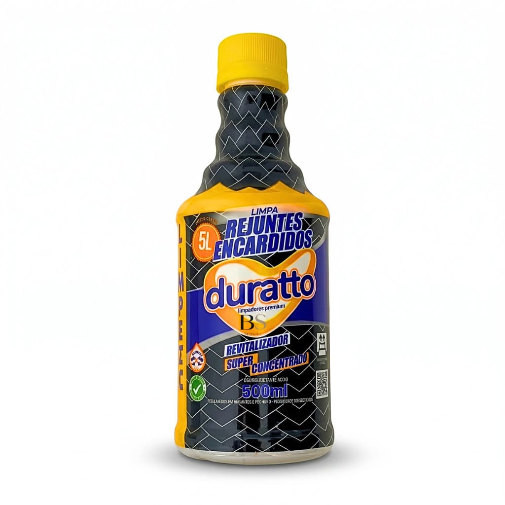 Limpa Rejunte Duratto 500ml Super Concentrado Tira Manchas Encardido Azulejo Porcelanato Banheiro e Cozinha
