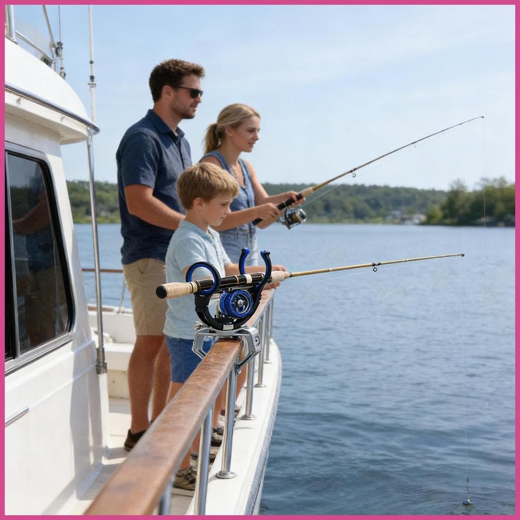 Suporte Para Vara De Peixe , Ajustável , Estável , Equipamento De Pesca Racks Com Braçadeira Caiaques , Iates , mubow1br