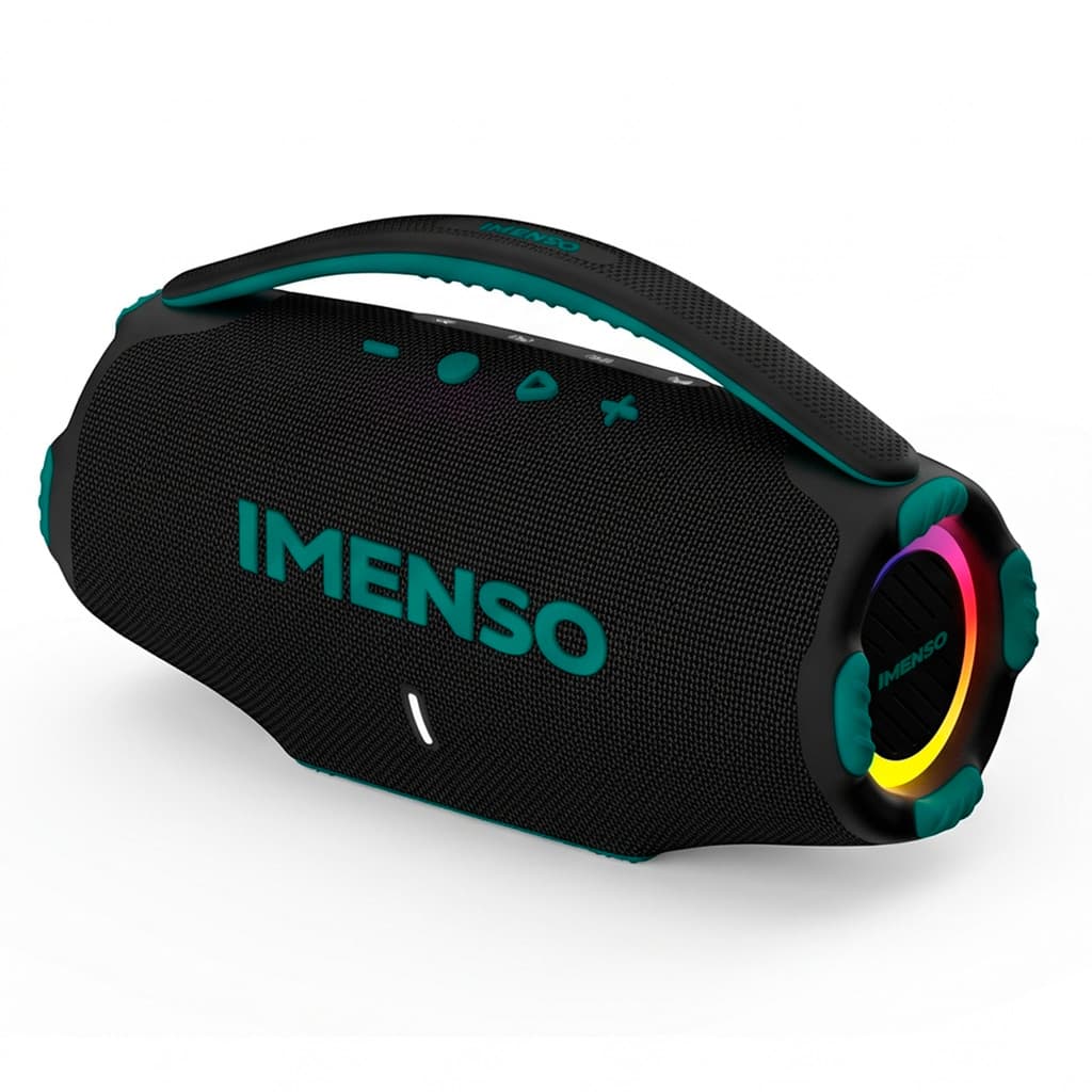 Caixa De Som Bluetooth 60W Portátil Prova D'água