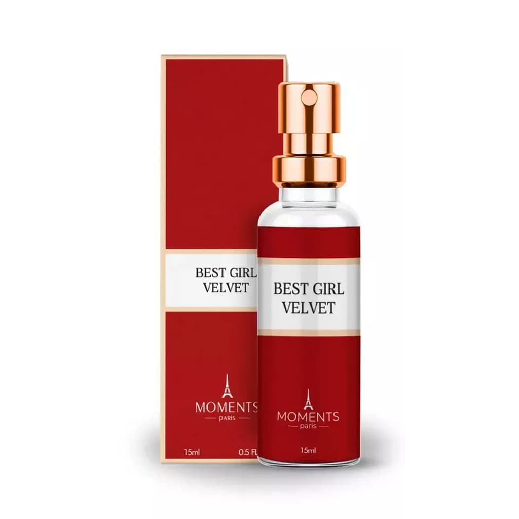 Perfume Best Girl Velvet Colecionável Feminino Moments Paris  15 ml