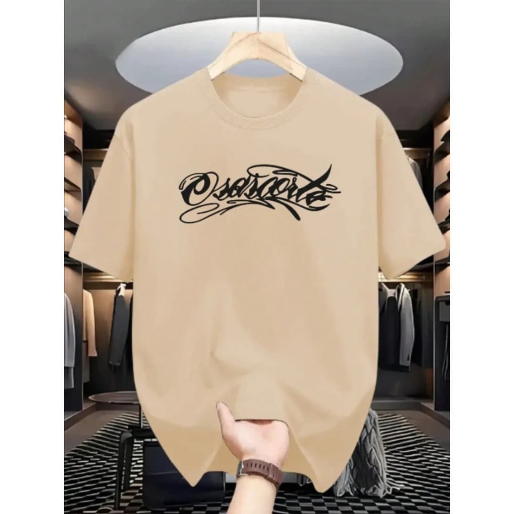 Camiseta 244 Osascorte Grau e Corte Masculina Confortável Alta Qualidade Malha 30.1 Penteada