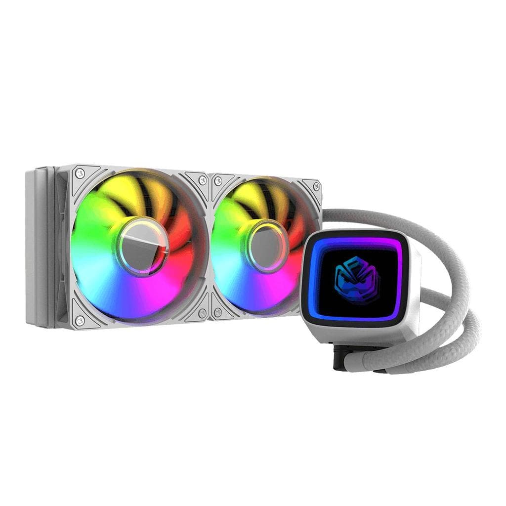 Water Cooler Pcyes Tundra White Ghost Argb 240mm - Wctwg240