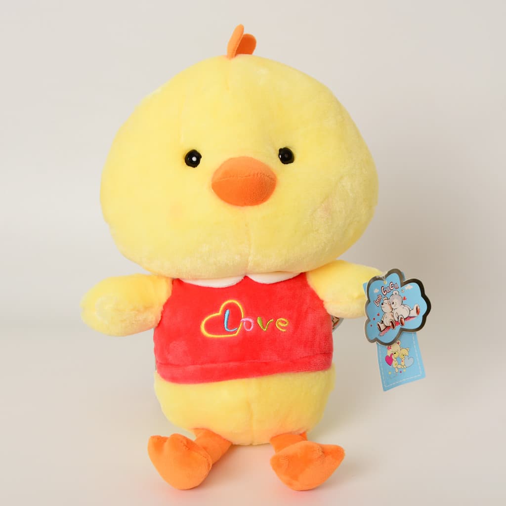 Boneca de frango amarelo dos desenhos animados sentado pintinho boneca brinquedo de pelúcia crianças Ragdoll menina pres