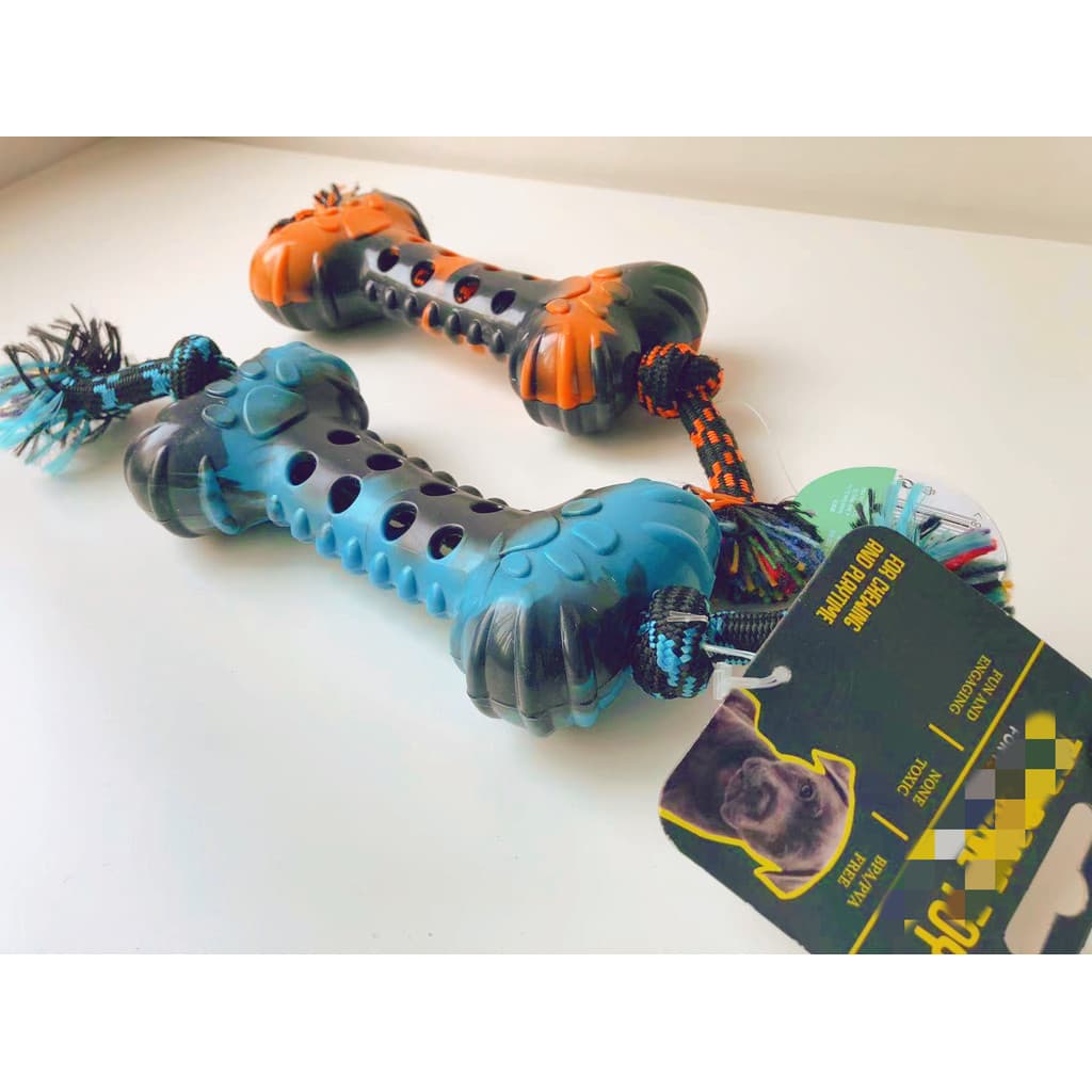 Comércio exterior europeu americano único animal de estimação brinquedos gato cão brinquedos de duas cores buraco borrac