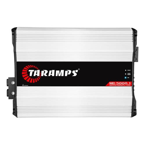 Módulo Amplificador Taramps Md 5000.1 1 ohms 5000w Rms 1 Canal Classe D Para Som Automotivo Branco