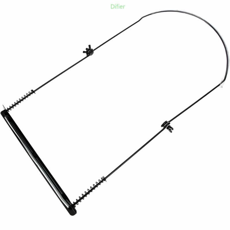 Difier Metal Gaita Ajustável 24 Buracos Suporte Boca Órgão Harpa Rack Fácil Usar