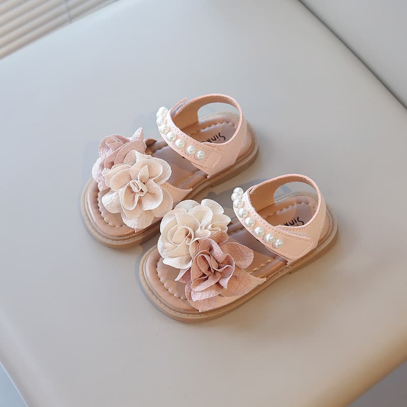 Meninas sandálias meninas sapatos de bebê verão crianças sapatos de princesa meninas 1 a 3 anos de idade bebê sola macia