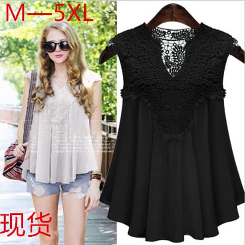 100kg comércio exterior tamanho Extra grande roupas femininas gordura mm estilo europeu americano renda costura Chiffon