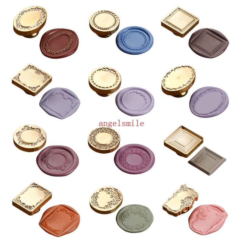 Melhor Cabeça Carimbo Cera Redonda Oval Quadrada Scrapbooking Para Convites Envelope