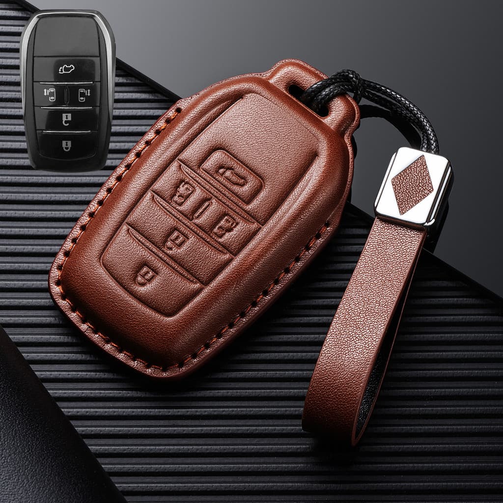 2026 Toyota Grevia Key Case SIENNA Couro Genuíno Senna Key Case Alpha Dedicado Wilfa