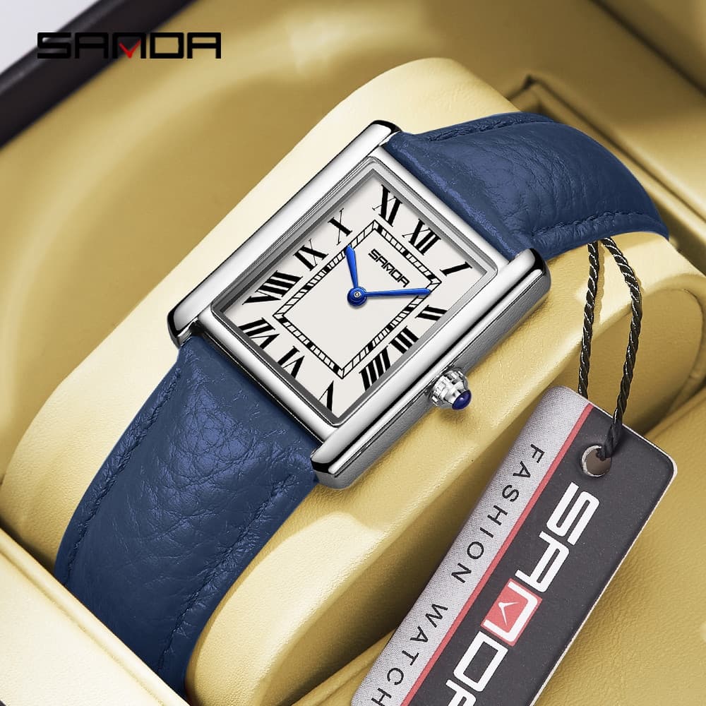 SANDA Business Luxury Ladies Charm Casual Quartz men Watch 1108-9031-9