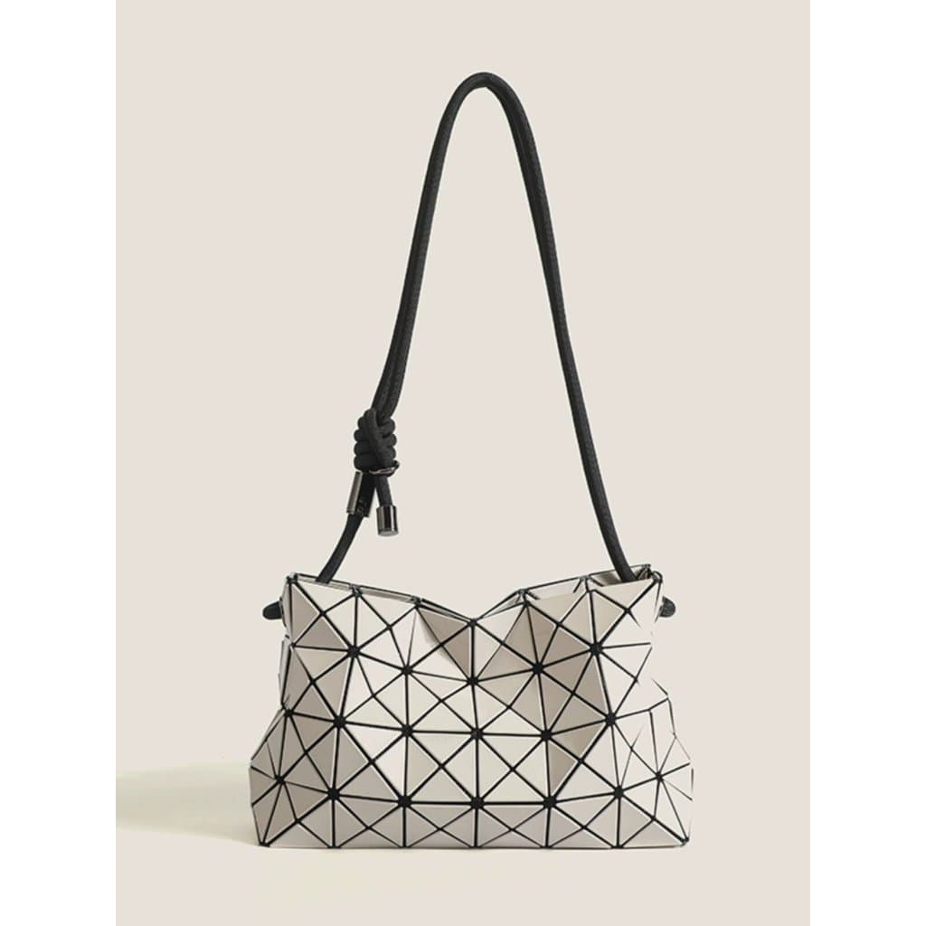 bolsa feminina bolsa transversal feminino Saco de Tofu japonês com cordão nas axilas e diamante