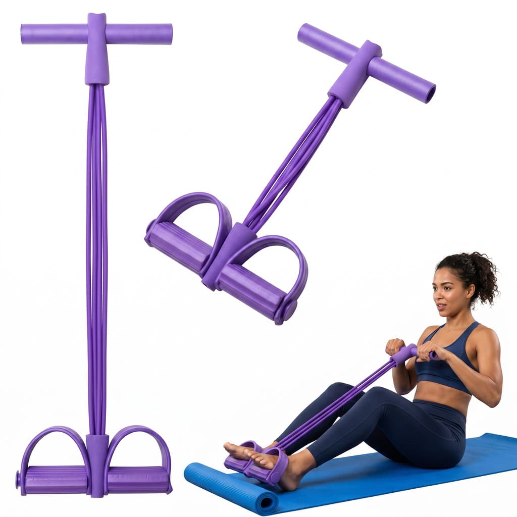 Elástico Extensor de Exercícios Multifuncional – Pull Reducer para Academia em Casa,Uso Profissional