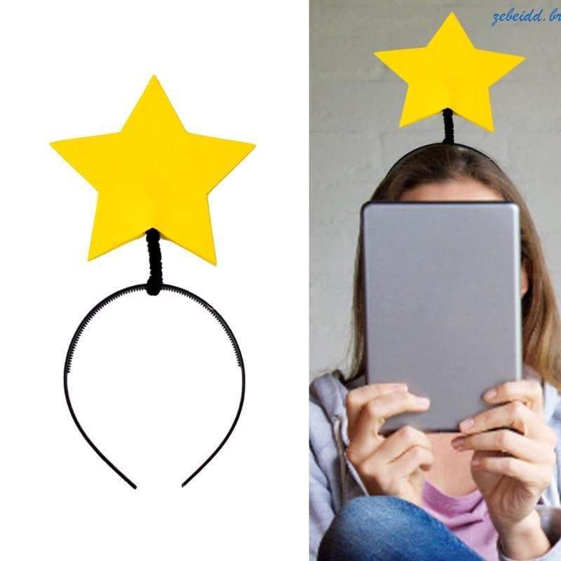 zebeidd Cabeça Bopper Sol Lua Estrela Headpiece Tiaras Criativa Para Festival