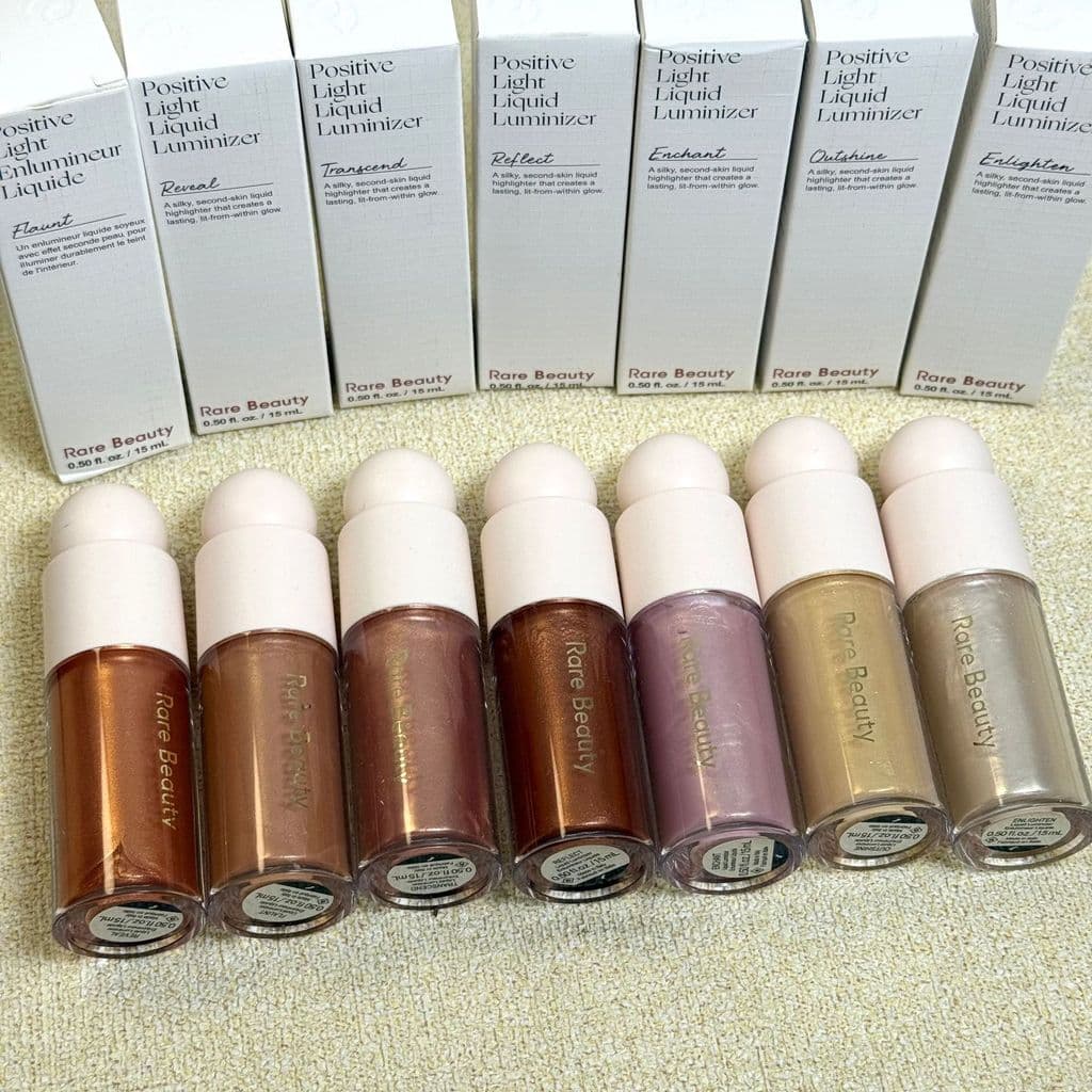 Beleza Rara Líquido Blush Iluminador Contorno Alto Brilho Acabamento Luminizador Maquiagem Gel Rosto Corpo Iluminar Glit