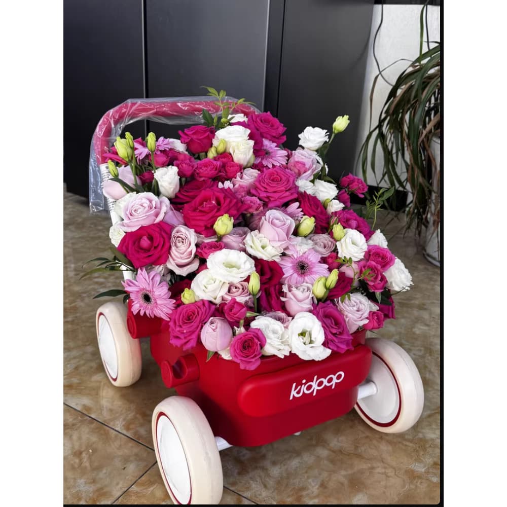 Kidpop carrinho de bebê walker 1-3 anos de idade crianças carrinho de bebê um ano de idade presente brinquedo carro walk