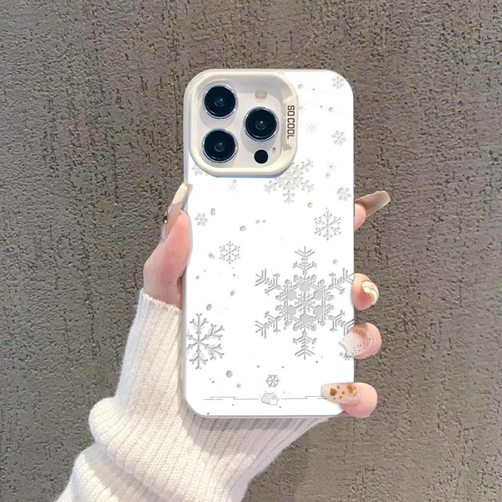 case iphone 13 pro max capinha iphone 13 capa para iphone 13 Capa de telefone floco de neve adequada para Apple 17promax