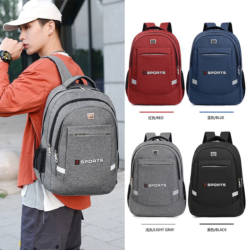 Mochila masculina estudante do ensino médio estudante do ensino médio 3-6-9 grau saco de escola de grande capacidade mas