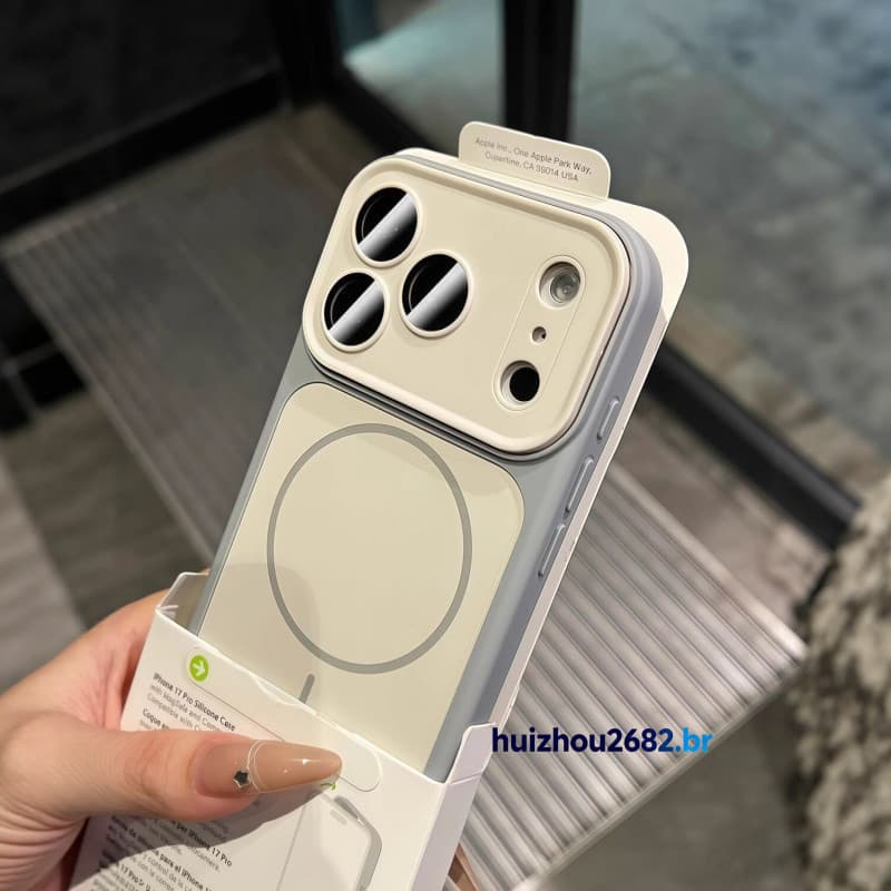 Capa Resistente E A Quedas De Alta Qualidade Para iPhone 17 16 15 14 12 13 11 Pro Max Com Película Protetora De Lente M