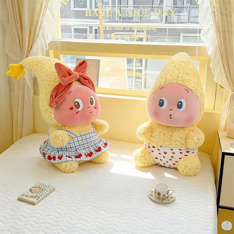Bonito Starman grande boneca travesseiro brinquedo de pelúcia dormir boneca presente de aniversário para meninas present