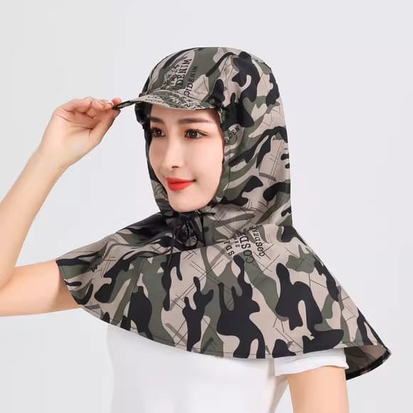 Novo estilo ao ar livre estilo fino masculino feminino pulôver elástico polimento proteção do trabalho Anti-poeira chapé