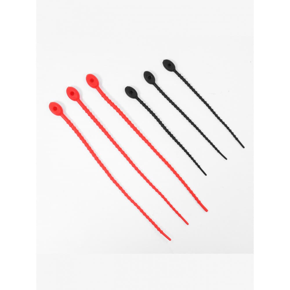 Gravata/Silicone A1vn001-multifuncional armazenamento corda Loop Anti-perdido saco de gravata acessórios carro pendurado