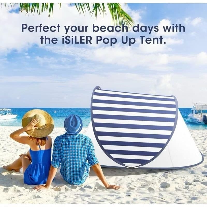 Barraca camping De Praia Verão Tenda Pop Up Proteção UV