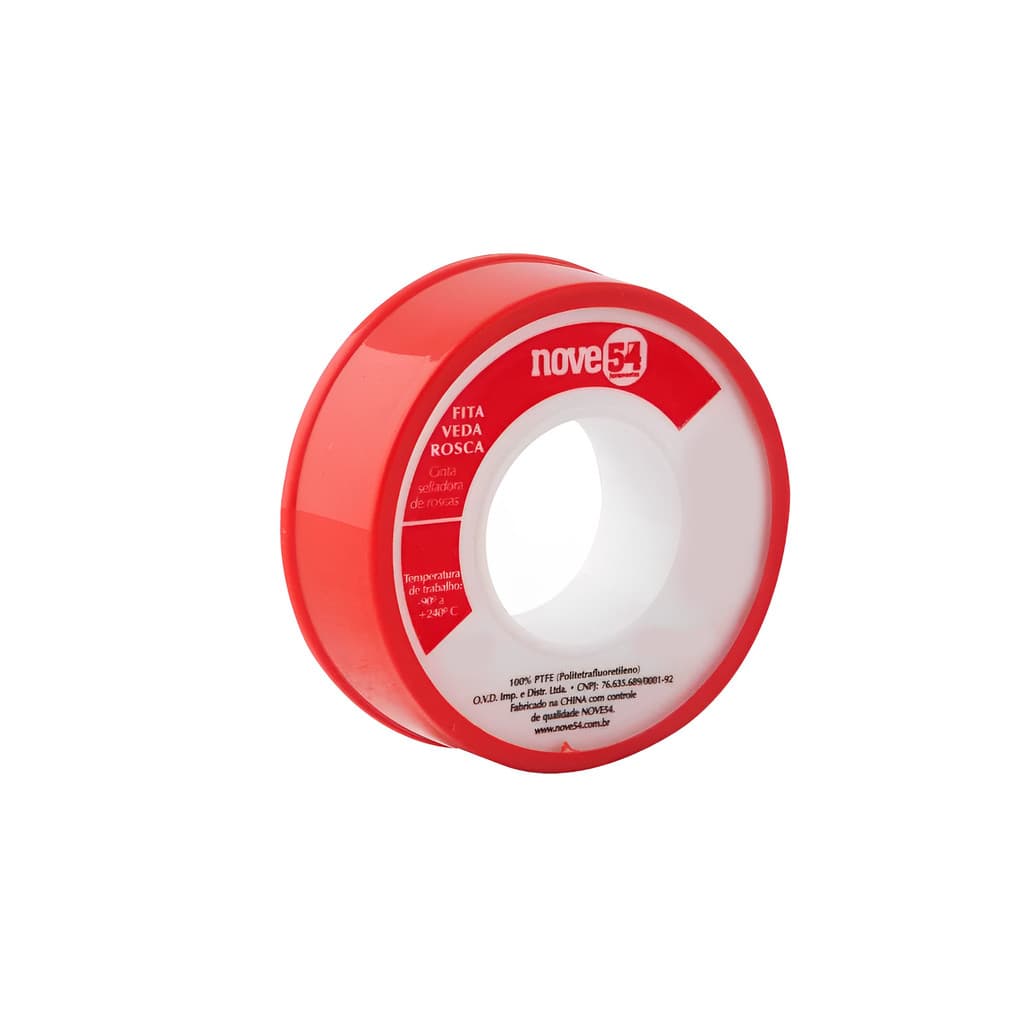 Fita Veda Rosca 18mm x 10 Metros PTFE 954