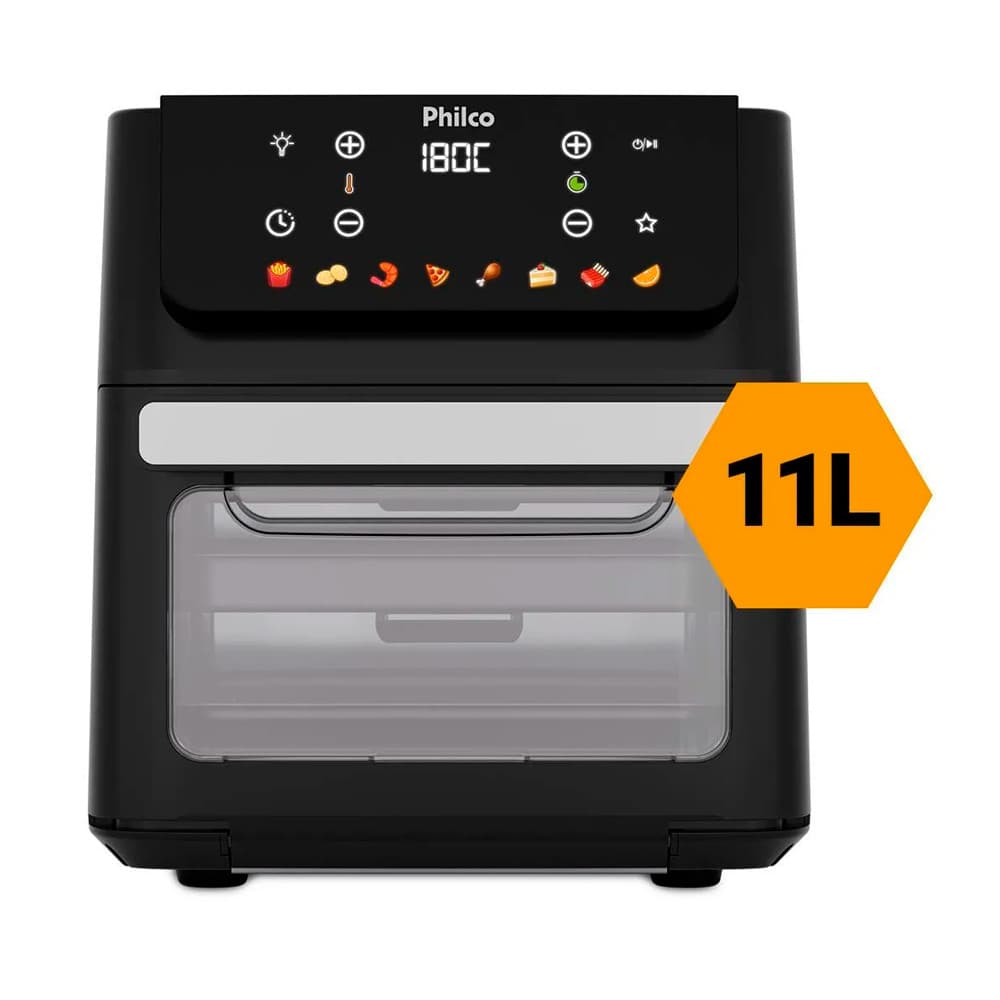 Air Fryer Philco Oven Painel Digital 11 Litros PAF11B 127v