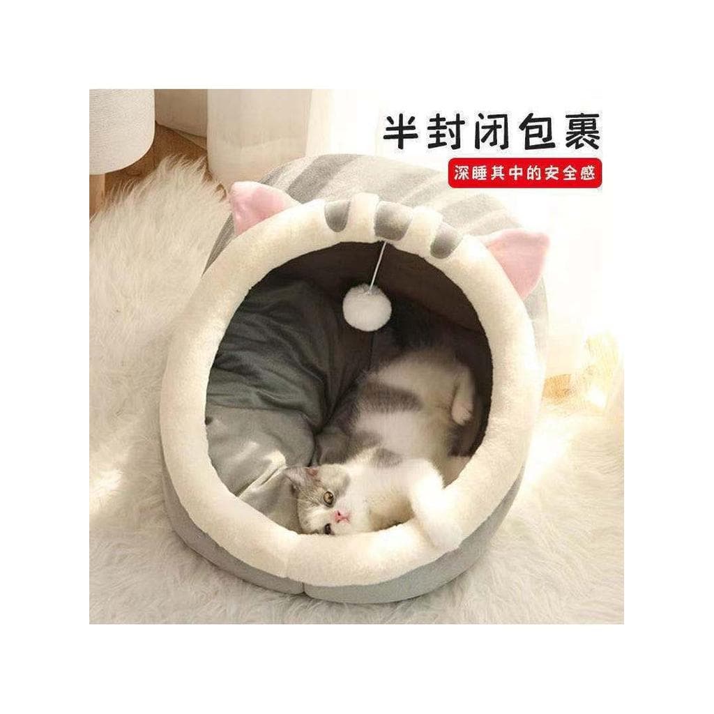 Casa de cachorro quatro estações Universal removível lavável gato dormir casa Villa casa pequeno cão pelúcia inverno que