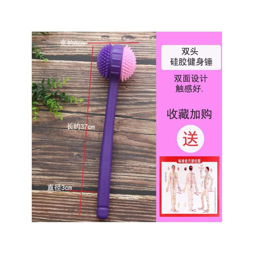 Martelo de massagem coluna Cervical ombro meridiano batedor de Silicone martelo perna batedor volta preservação cuidados