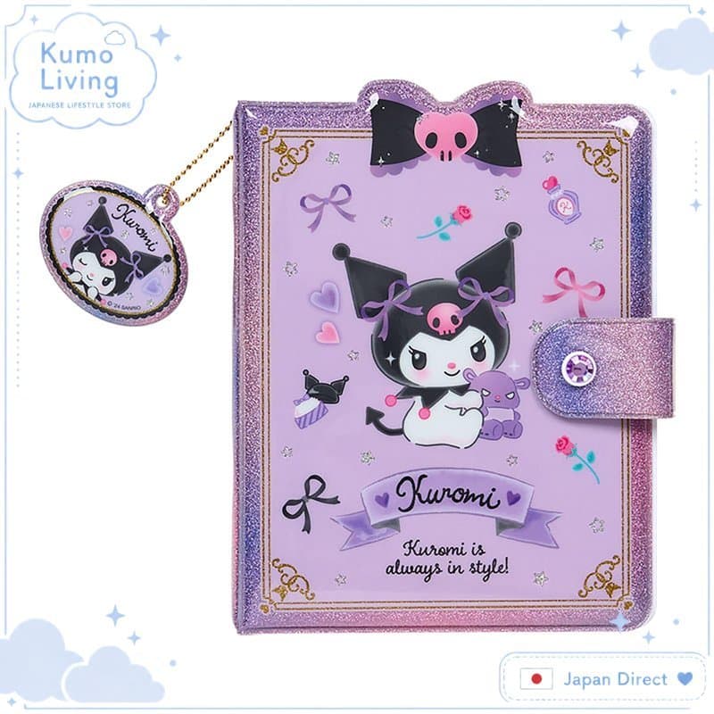 Caderno de Adesivos Sanrio Tokimeku com Pingente / Importado do Japão