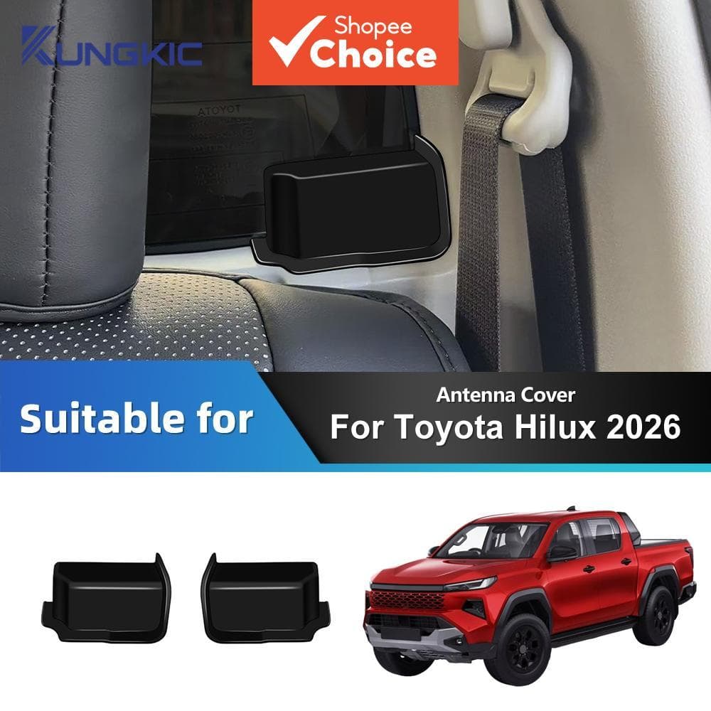 KUNGKIC Capa De Base De Antena De Teto De Barbatana De Tubarão Para 26-27 Toyota Hilux Acessórios De Carro Adesivo Lumin