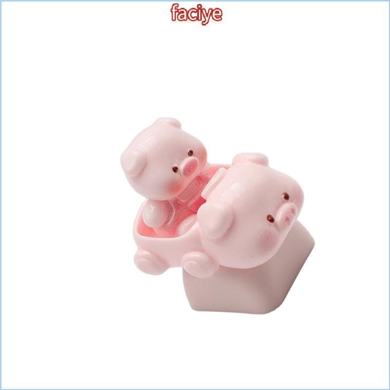 FCY Mecânico Keycap Figuras 3D Keycaps Resina Garante A Resistência Arranhões